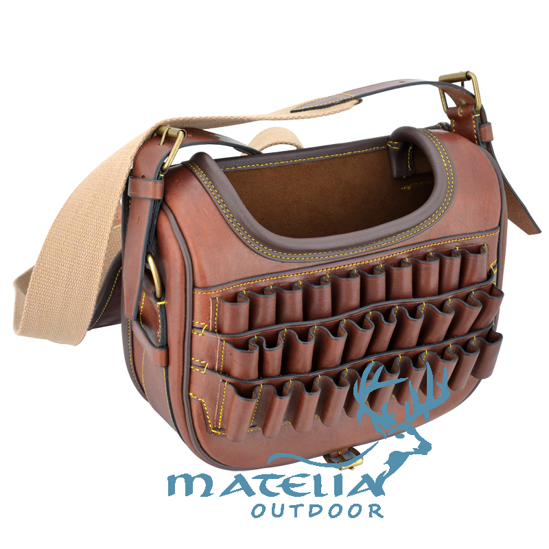 Leather Loader Cartridge Bag